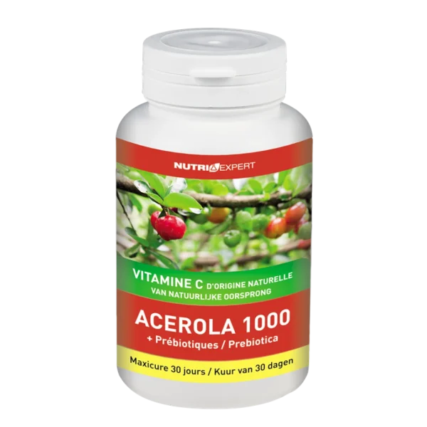 à prix imbattables Ineldea Acerola 1000 Vitamine C D’Origine Naturelle + Prébiotiques 1