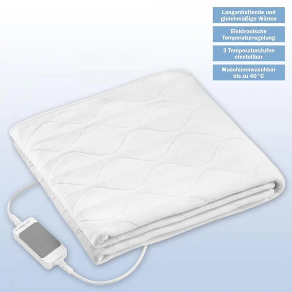 ProfiCare Chauffe-matelas électrique 70x150cm Housse De Matelas Thermique 3 Niv… SOLDES TOUT À 6