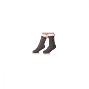 Venteo Chaussette / Chausson – Chaude Et Douce – Noir – Adulte bas prix 8