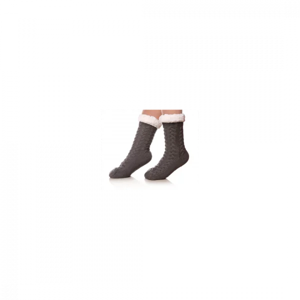 Venteo Chaussette / Chausson – Chaude Et Douce – Noir – Adulte bas prix 3