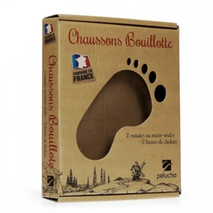 PELUCHO Chaussons Chauffants Beiges Distributeur Officiel 6