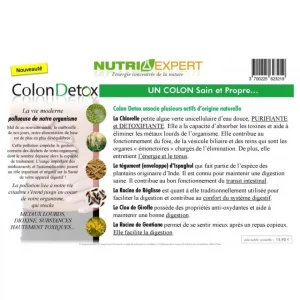 Nouvelle Collection Ineldea ColonDetox Transit Détoxifiant Intestinal 15