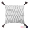 Totalcadeau Coussin Décoratif à Motifs En Zigzag Pas Cher soldes 7