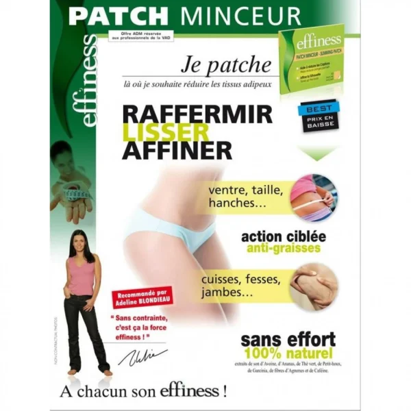 Ineldea Effiness Patchs Minceur exclusivement disponibles 1