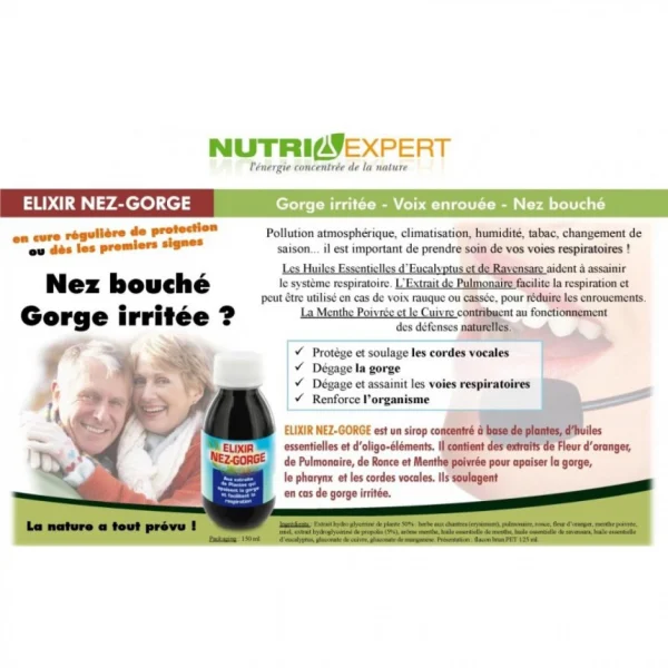 site en ligne Ineldea Elixir Nez Gorge Voies Respiratoires 1