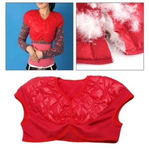 Vente Marque Generique Femmes Doudoune Chaud Épaule Warmer Thermal Wrap Protector Rouge M 9