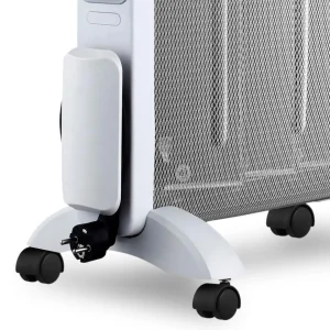 site en ligne Trebs Radiateur Micathermique Mobile Sur Roulettes 99400 Blanc-Gris 10