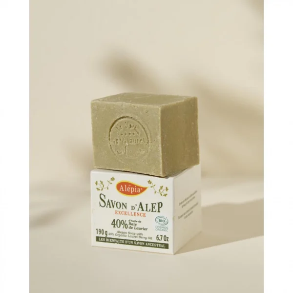 Alepia Savon D’Alep Excellence BIO 40% Huile De Baie De Laurier site pas cher 3