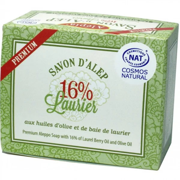 fashioniable Alepia Savon D’Alep Premium BIO 16% Huile De Baie De Laurier 1