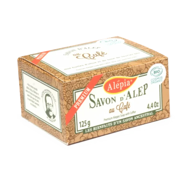 soldes Alepia Savon D’Alep Premium BIO Au Café 1