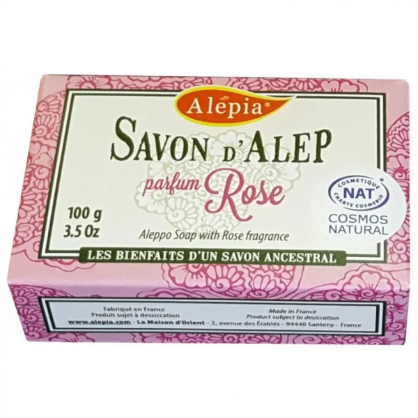 achat pas cher Alepia Savon D’Alep Prestige Naturel à La Rose 1