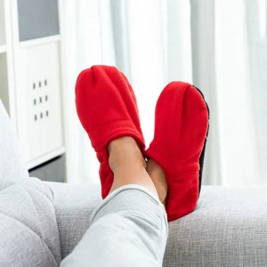 Shop Story SHOP-STORY – HOT SOX RED : Chaussons Chauffants Micro-Ondes se précipiter pour acheter 13