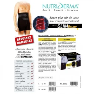 Ineldea SlimBoxer For Men Textile Intelligent Minceur Boxer (Noir – XL(46-48)) Paiement sécurisé 12