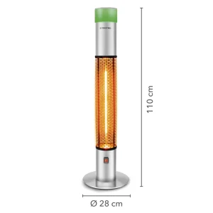 TROTEC Chauffage Radiant Design Pour Terrasse IRS 1500 E, Chauffage Co… REMISE 15