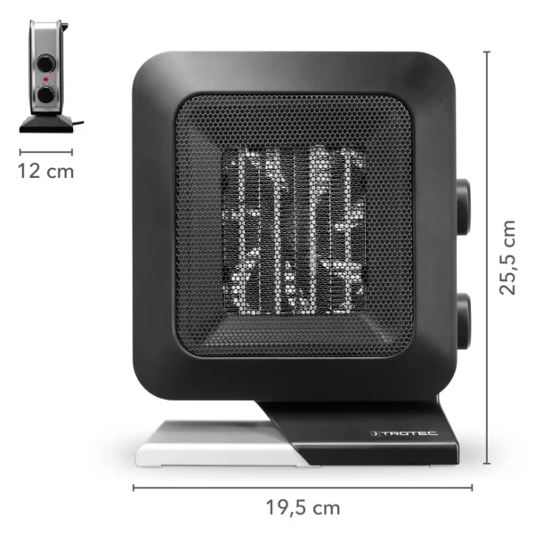 TROTEC Chauffage Soufflant Céramique TFC 13 E, 700 W Et 1400 W, Chauf… design à la mode 5